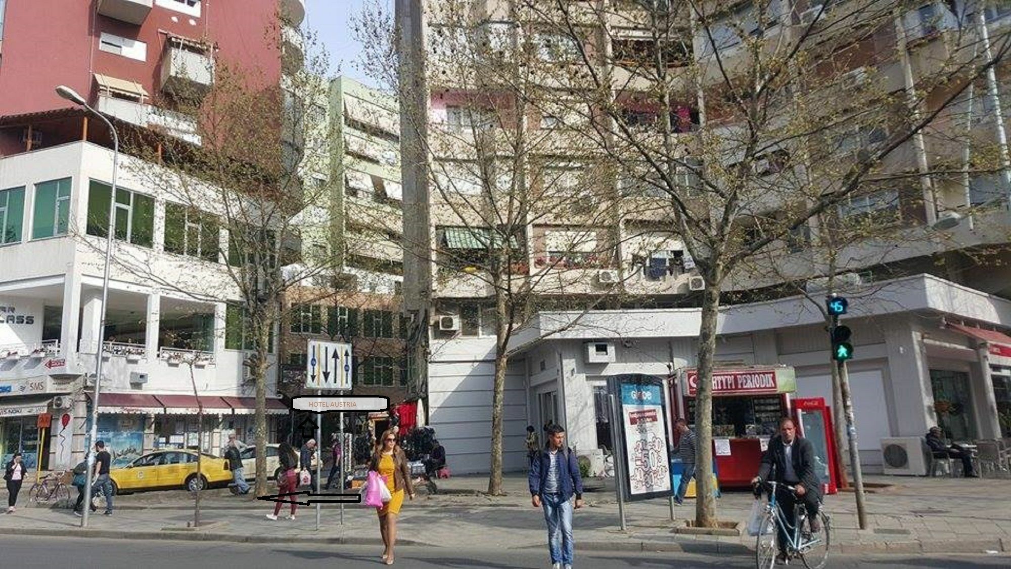 Hotel Austria Тирана Екстер'єр фото
